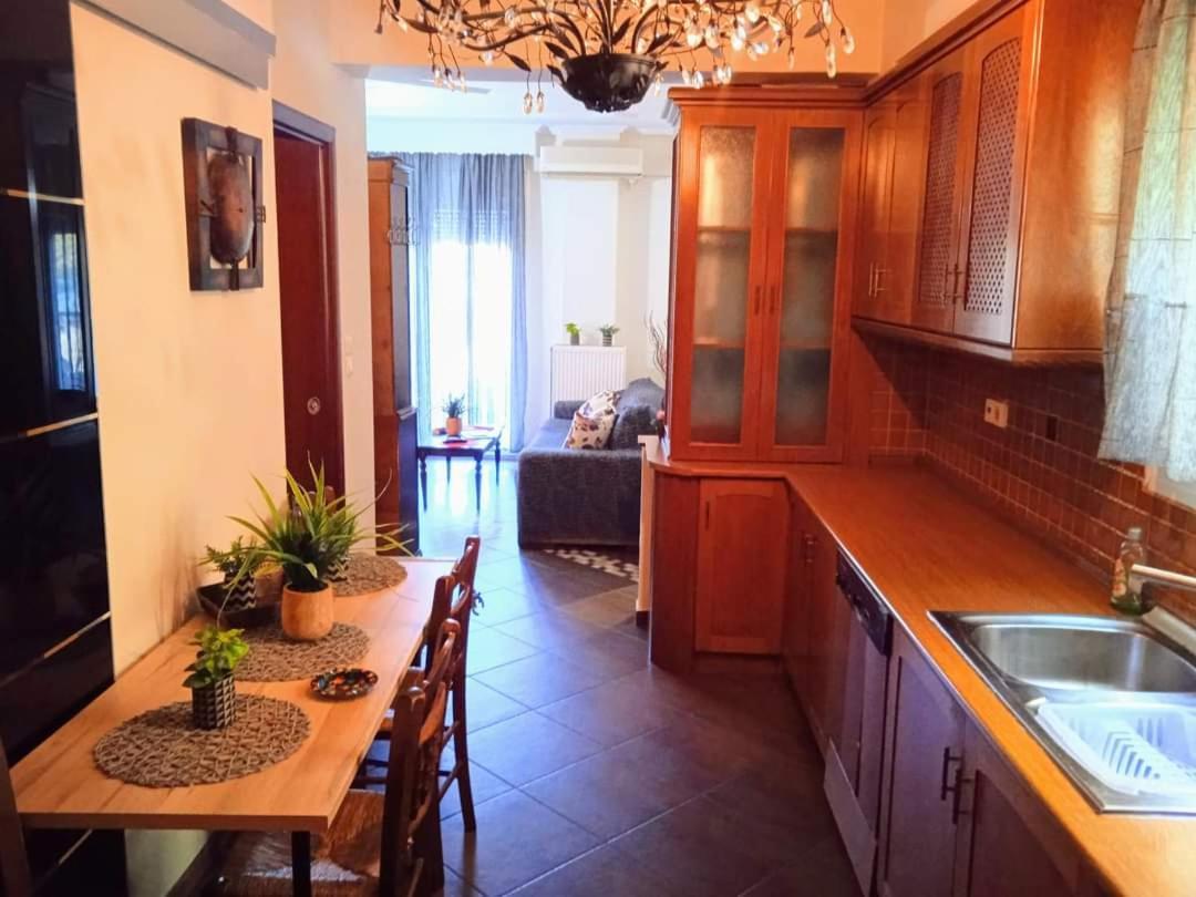 Blue Moon Accommodation Nea Michaniona Bagian luar foto
