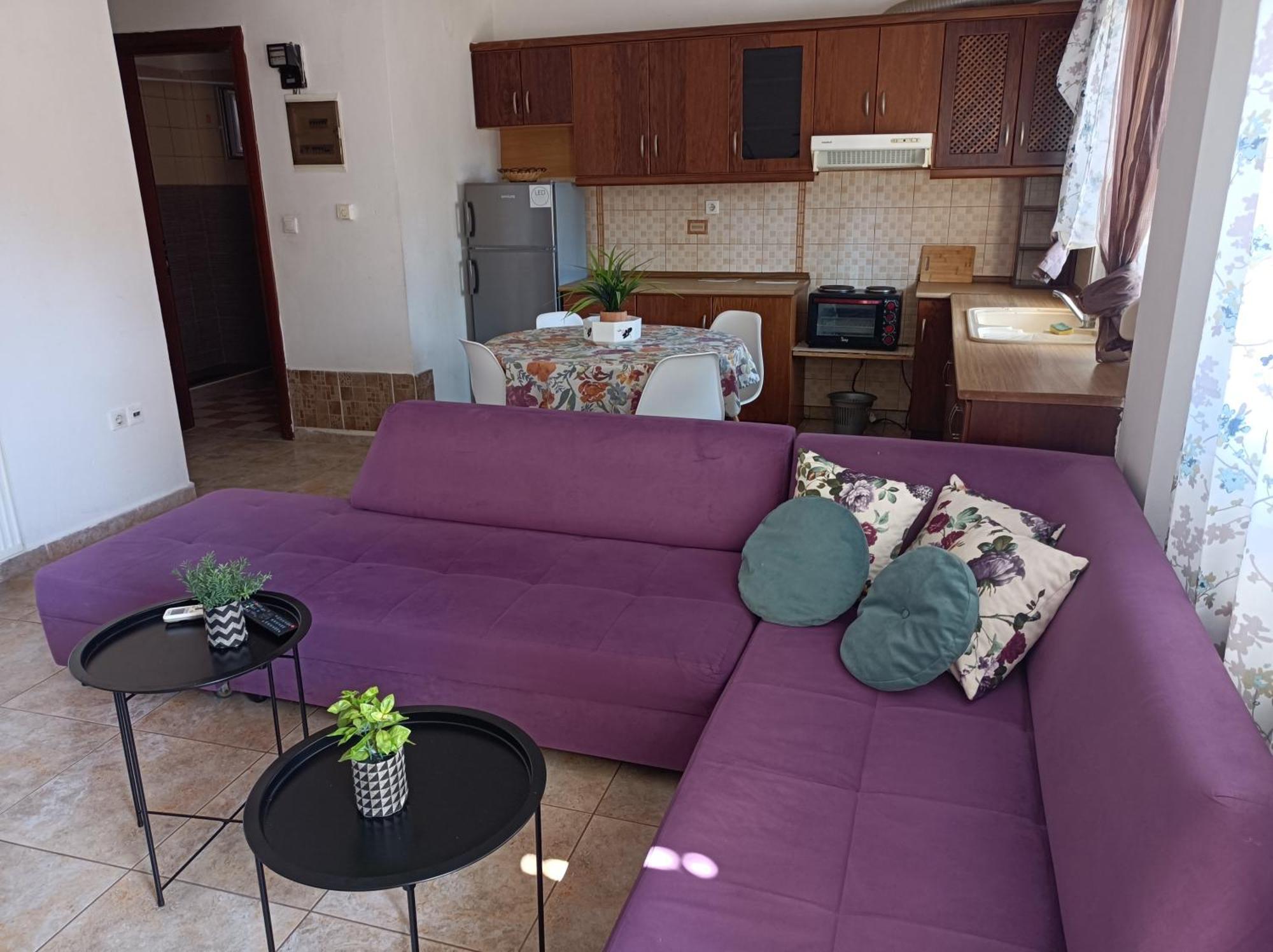 Blue Moon Accommodation Nea Michaniona Bagian luar foto