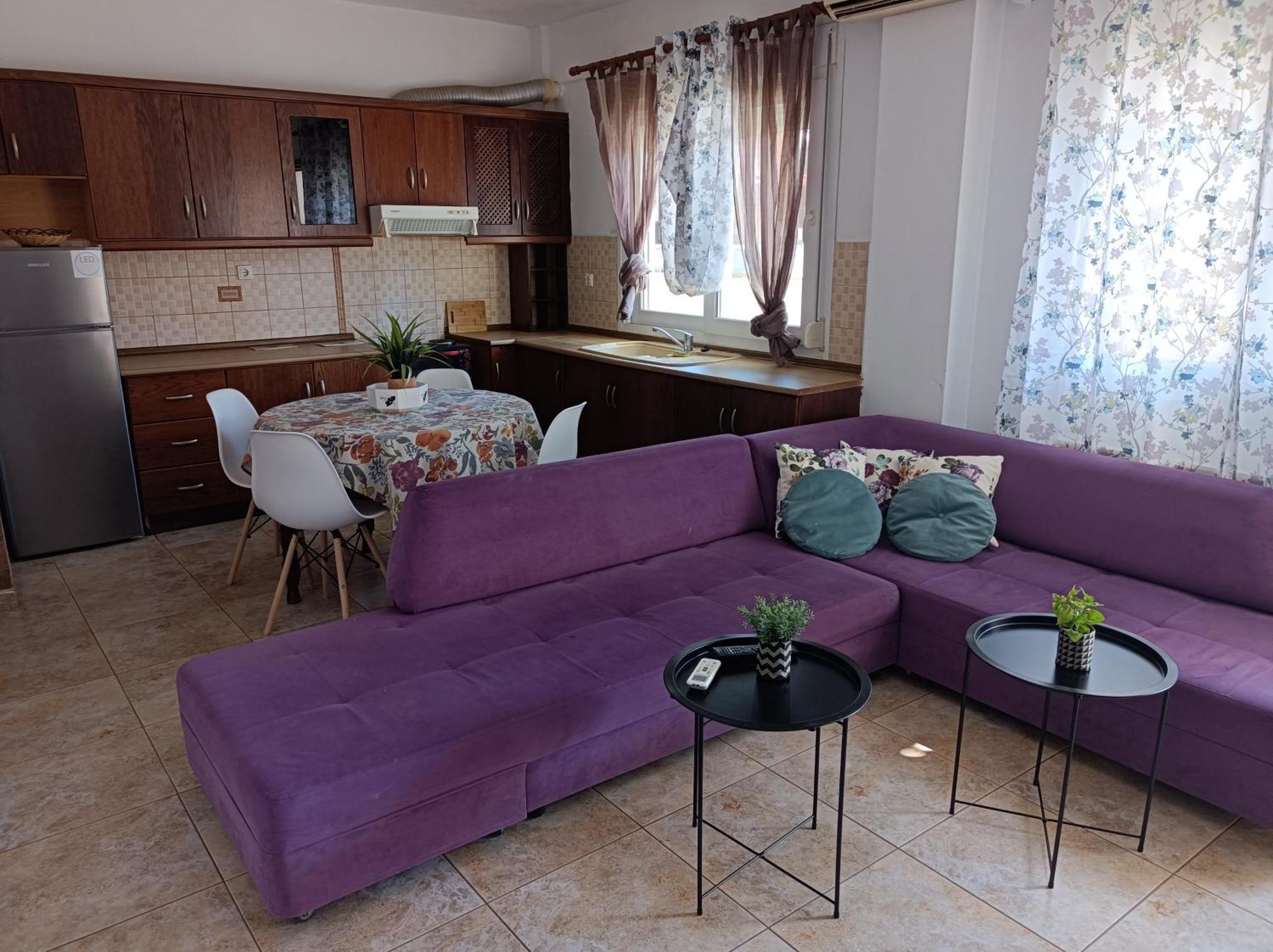 Blue Moon Accommodation Nea Michaniona Bagian luar foto